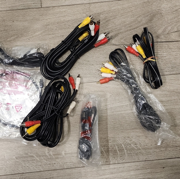RCA Audio Video Cable Lot NWOT - Picture 1 of 6